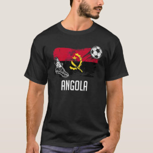 Camiseta Angola Flag Jersey Angolan Soccer Team Angolan