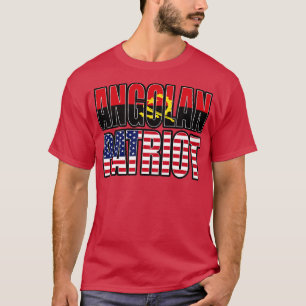 Camiseta Angolan American Patriot Pride Heritage Flag Gift