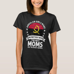 Camiseta Angolana Mãe Dia de as mães Mama Angolana American