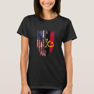 Camiseta Angolano americano cresceu raízes angolanas nos EU