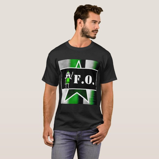Camiseta Angry Alien [ SKULLien ] (Frente Completa)
