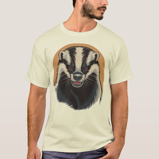 Camiseta Angry Badger (Frente)