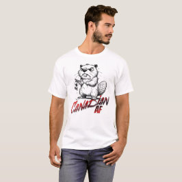 Camiseta Angry Beaver Canadian AF