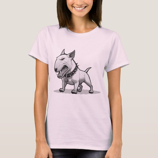 Camiseta Angry Bullterrier (Frente)