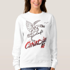 Camiseta Angry Canada Goose Canadian AF