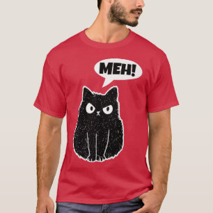 Camiseta Angry Cat Diz Meh
