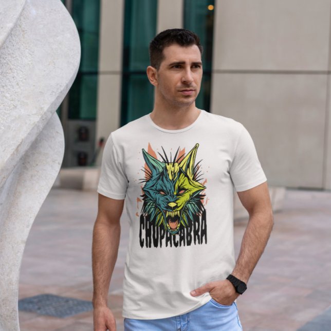 Camiseta Angry Chupacabra Monster (Criador carregado)