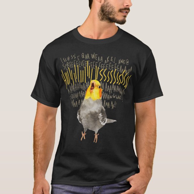 Camiseta Angry Cockatiel (Frente)