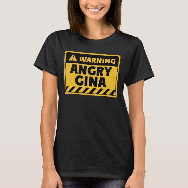 Camiseta Angry Gina (Frente)