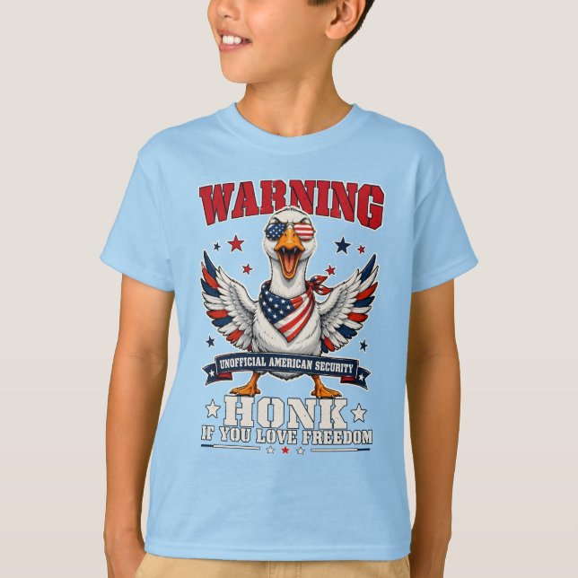 Camiseta Angry Goose 4 de Julho (Frente)