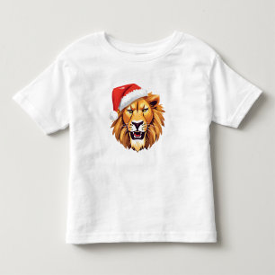 Camiseta Angry Lion face Safari Papais noeis Figurino de Na