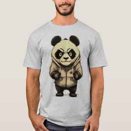 Camiseta Angry Panda Cute Animal Design