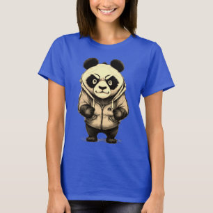 Camiseta Angry Panda Cute Animal Design