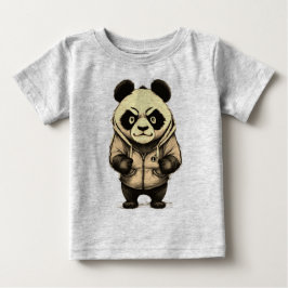 Camiseta Angry Panda Cute Animal Design