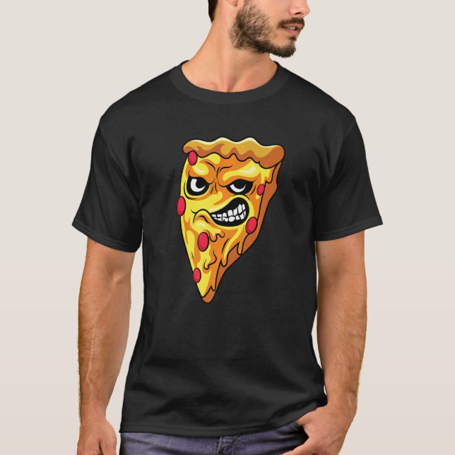Camiseta Angry Pizza Gourmet (Frente)