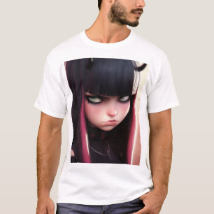 Camiseta Angry Punk Rocker Girl