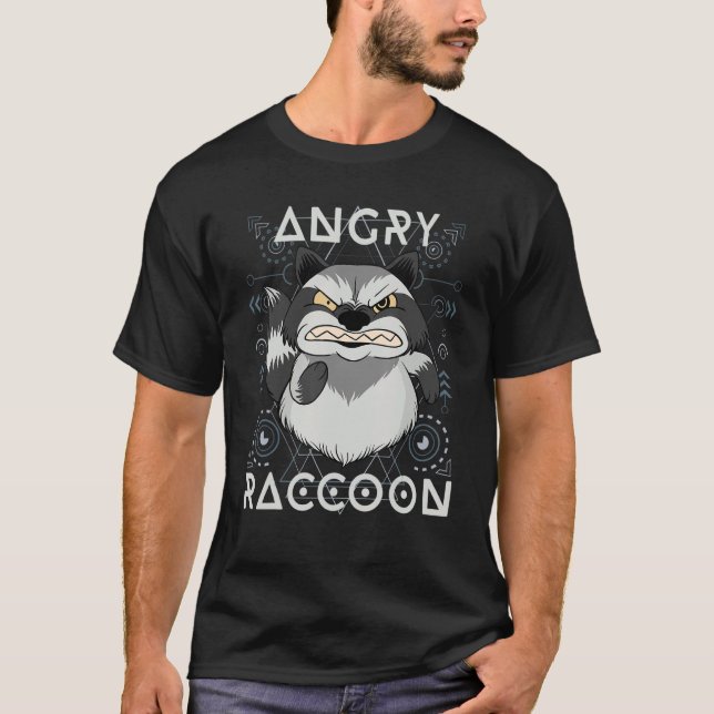 Camiseta Angry Raccoon (Frente)