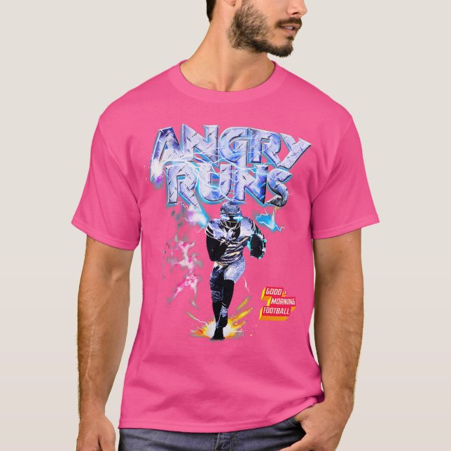 Camiseta Angry Runs Good Morning Football Sport Lover Art (Frente)