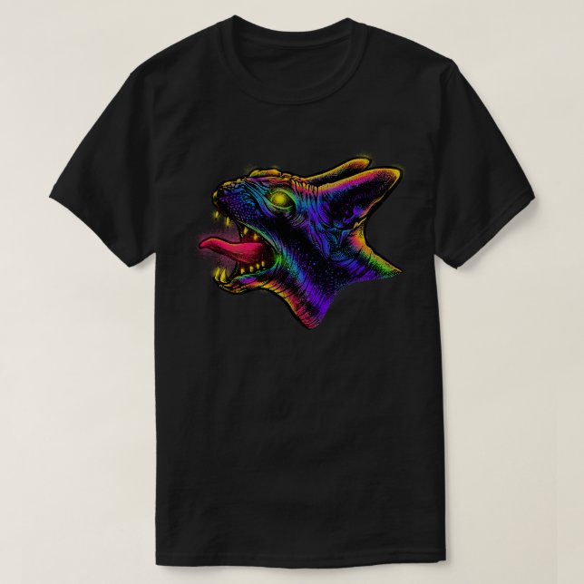 Camiseta Angry Sphynxcat (Frente do Design)