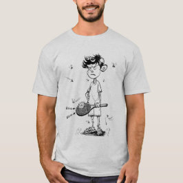 Camiseta Angry Tennis Boy – Presente Ousado de Str