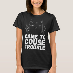 Camiseta Angrycats Sarcastic Cat Black Humor