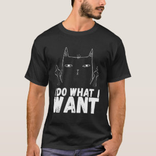 Camiseta Angrycats Sarcastic Cat Black Humor 1