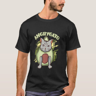 Camiseta Angrygato, Festa Mexicana Gato Espanhol Bravo Abac