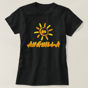 Camiseta Anguila amarelo vivo e laranja