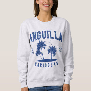 Camiseta Anguilla Palmeira Caribenha 1980