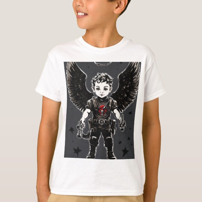 Camiseta ângulo dos meninos (Frente)