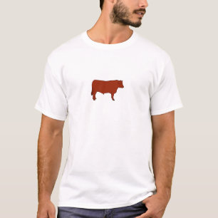 Camiseta Angus vermelho Bull