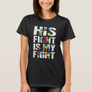 Camiseta Angustiado A luta dele é minha luta Conscientizaçã
