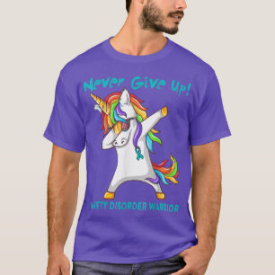 Camiseta Aniety Disorder Warrior Support Dabbing Unicorn