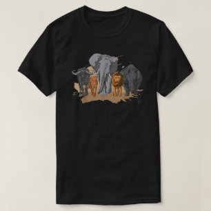 Camiseta Anim Afafricano Safari - Cinco Design africano