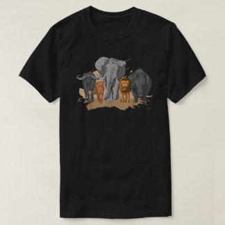 Camiseta Anim Afafricano Safari - Cinco Design africano