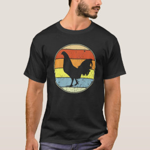 Camiseta Anim de Fazenda de frango picante retrô