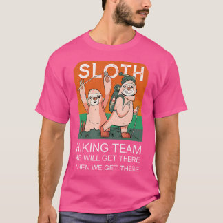 Camiseta Anima de Árvore de Nap Doze da Montanha Sloth Hiki