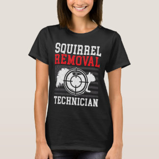 Camiseta Anima de Caça ao Esquilo do Técnico de Remoção do 