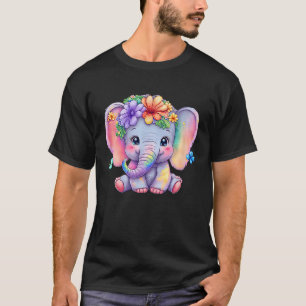 Camiseta Anima-Dia de os namorados de Elefante-do-Coração