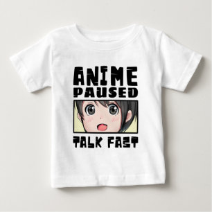 Camiseta anima pausada fala rápido