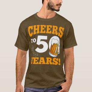 Camiseta Anima-Se A 50 Anos De Bebendo Cerveja Engraçado Pa