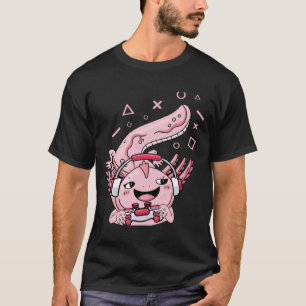 Camiseta Animação Axolotl - Animação para Gaming Axolotl