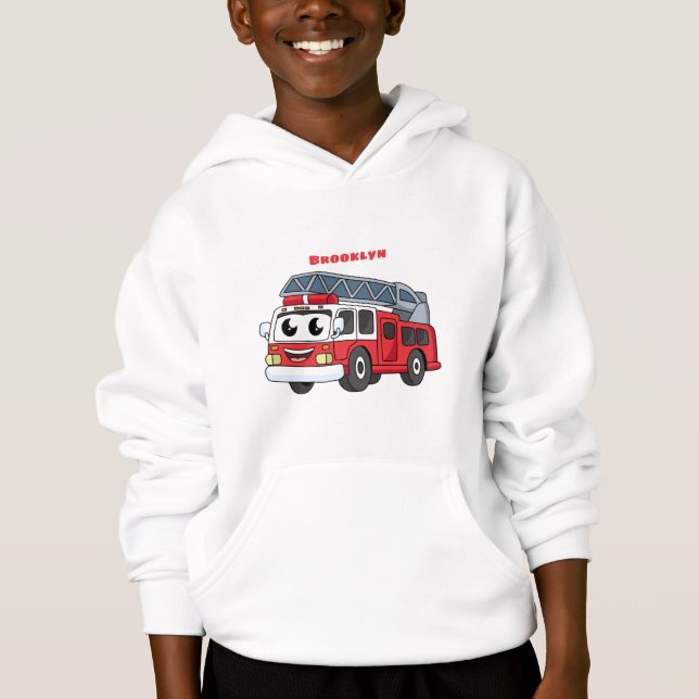 Camiseta Animação de bombeiros felizes (Frente)