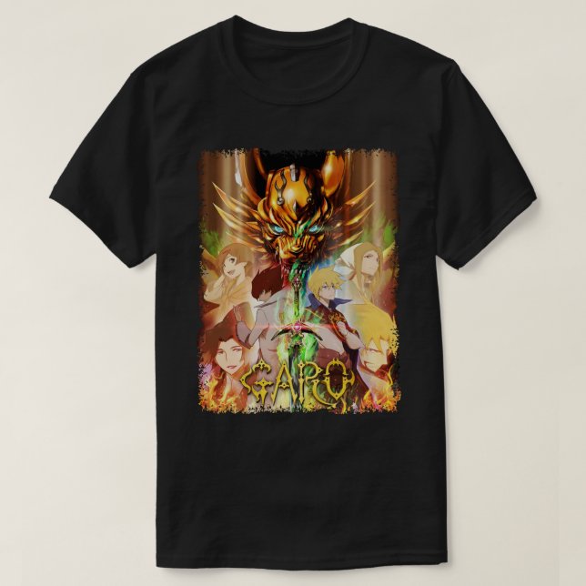 Camiseta Animação de Garo (Frente do Design)