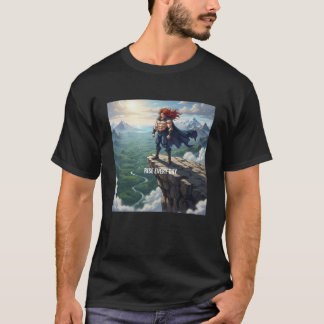 Camiseta Animação de motivação para academia - "Levantar to