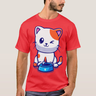 Camiseta Animação de Peixes Gatos