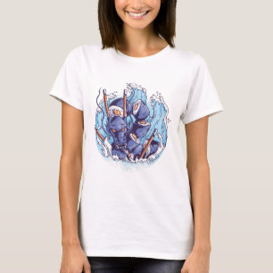 Camiseta Animação do Dragão Legal SUSHI Gráfica Gerenci