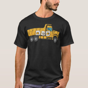 Camiseta Animação engraçada do estilo livre da Construç