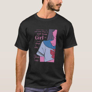 Camiseta Animação Lofi Japonês - Japão Aesthet