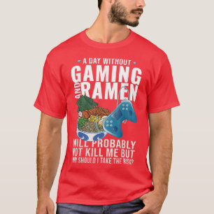 Camiseta Animação para Jogadores de Jogo Maravilha Noodle J